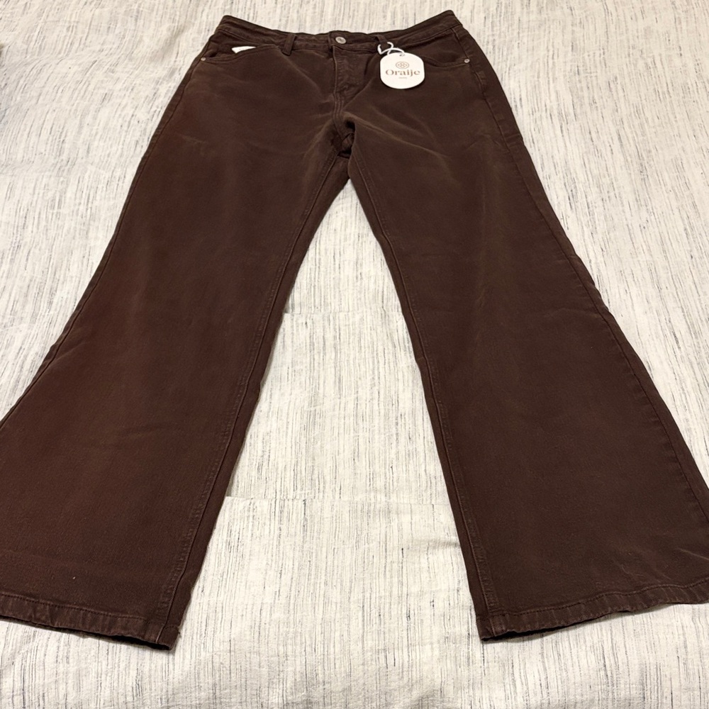 Brown Flare & Wide Leg Jeans